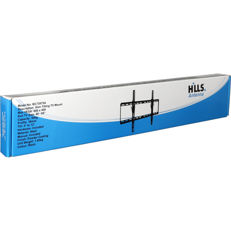 Hills Antenna BC73975A Slim Tilting TV Mount - 40" - 65" - BC73975A