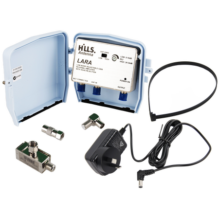 Hills Antenna FC658233C LARA UHF PSU6F Masthead Amplifier with 4G Filter - FC658233C