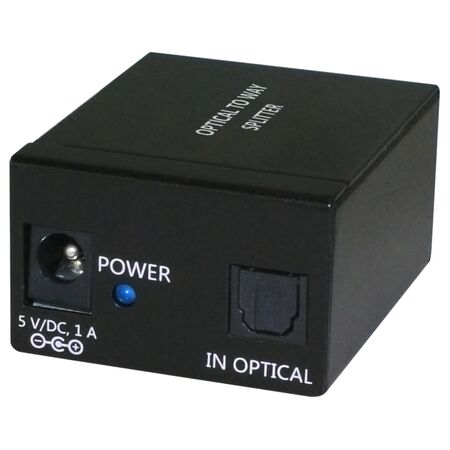 ProquipDigital 2 Way Digital Optical Audio Splitter - 17HOPSP12