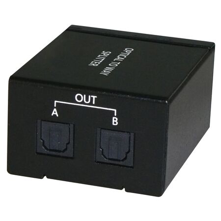 ProquipDigital 2 Way Digital Optical Audio Splitter - 17HOPSP12
