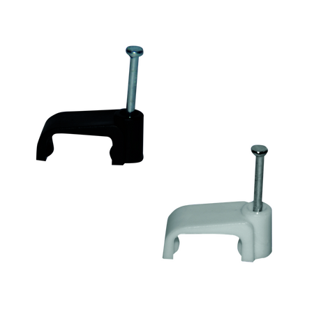 Hills Antenna BC75752 14mm Plastic Cable Clips in Black. Box of 100-Pack. - BC75752 Hills Antenna BC75752 14mm Plastic Cable Clips in Black. Box of 100-Pack. - BC75752