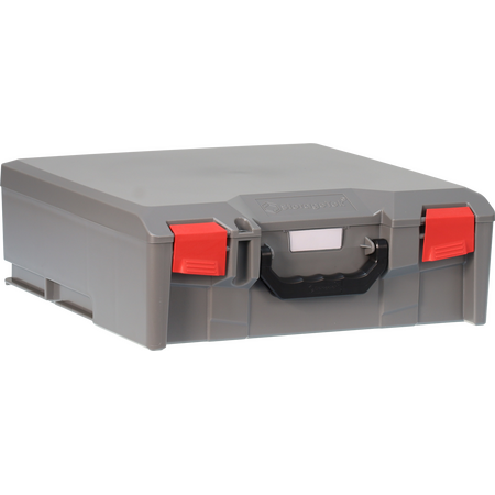StorageTek Case Large ABS Lid c/w dividers-Grey - 33STL-GY