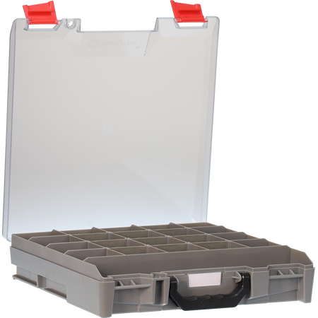 StorageTek Case Small Clear PC Lid-Grey - 33STSC-GY