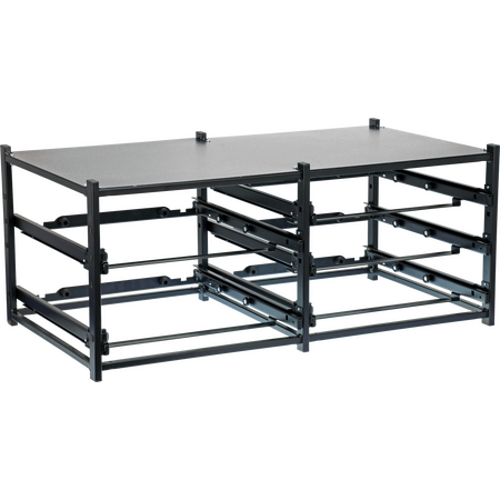 Dual Frame assembled for 2 Large  + 3 Small  Cases - 33SFD2L3S