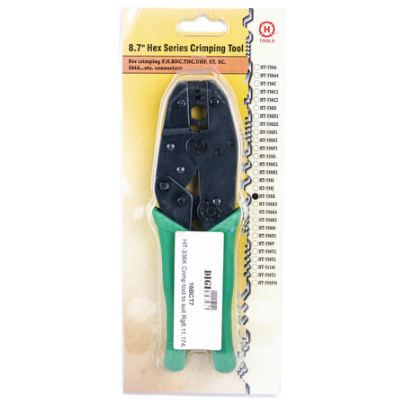 Hanlong Tools HT-336K RG8/RG11 & RG174 Crimping Tool - 16BCT7
