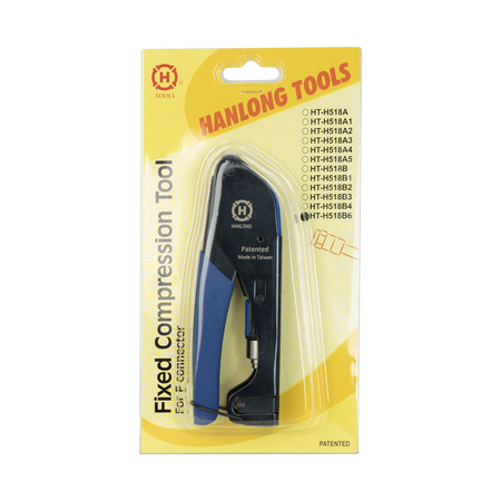 Hanlong Tools HT-H518B6 Compression Tool for TRS-6L Connectors - 16BCTTRS
