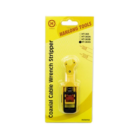 Hanlong Tools HT-363G Combination Cable Stripper and F Connector Wrench - 16BSTFT