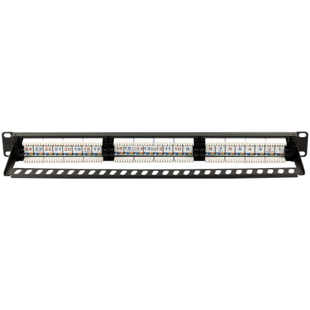 Datatek 24 Port CAT6 Rack Mountable Patch Panel - 23MDPP246