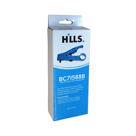 Hills Antenna BC71588B RG6/59 Coaxial Stripping Tool Box - BC71588B