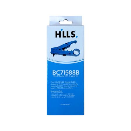 Hills Antenna BC71588B RG6/59 Coaxial Stripping Tool Box - BC71588B