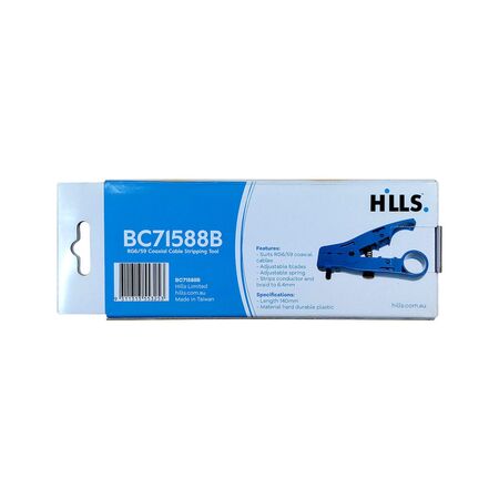 Hills Antenna BC71588B RG6/59 Coaxial Stripping Tool Box - BC71588B