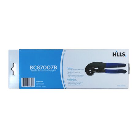 Hills Antenna BC87007B  RG6/59/11 Hex Crimp Tool Box - BC87007B