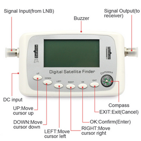 Digitek Digital Satellite Finder - 18ASF-500