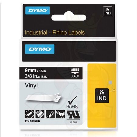 VINYL TAPE, BLACK 9mm x 5.5m