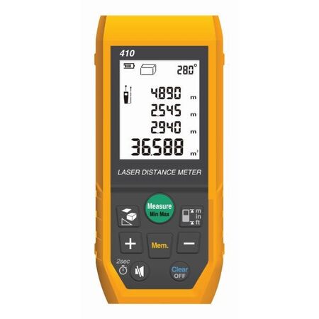 LASER DISTANCE METER, 100m MAX IP64, 2inch POSITIVE DISPLAY