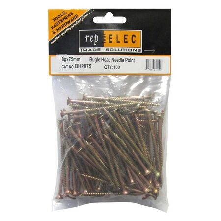 SCREW BUGLE HD N/P 8G x 75mm [100]