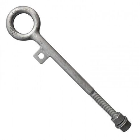 EYEBOLT C/W E/TAG M16 x 250 INCLUDES 2 NUTS AND WASHERS