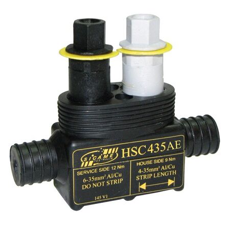 HOUSE SERVICE CONNECTOR TINNED COPPER 4/35mm CU/AL