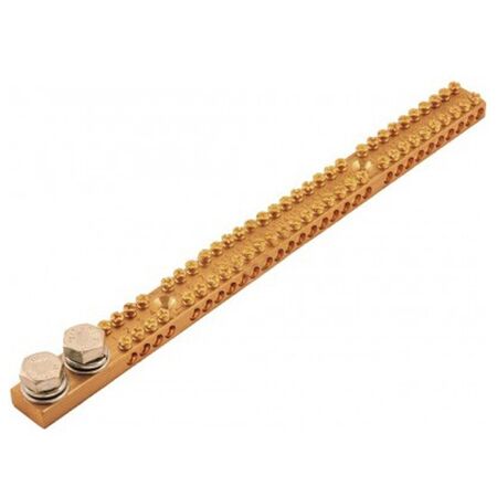 EARTH/NEUTRAL BAR 165A 2 x M10 STUD 36 x 16 HOLE