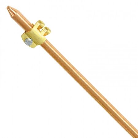 EARTH RODS, COPPER CLAD, WITH CLIPS & TAGS, 13 x 1400mm (10)