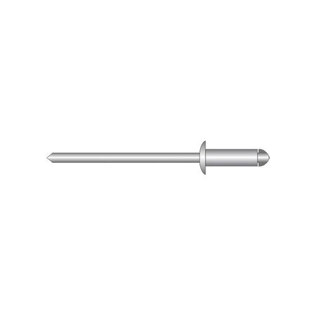 RIVETS, NICKEL COPPER [1000] MS 4-3 1/8 x 3/16