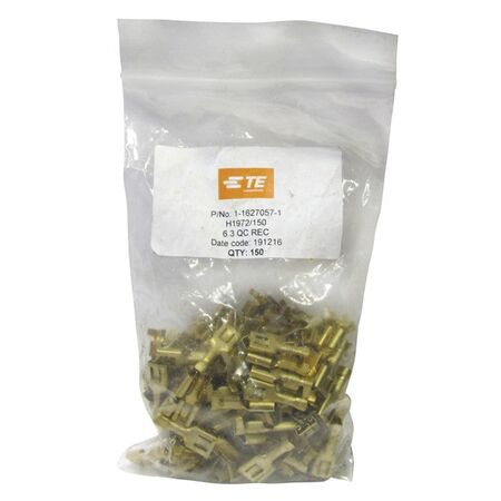 TERMINAL TERMINAL QC BRASS 6.3 x 0.8mm [150]