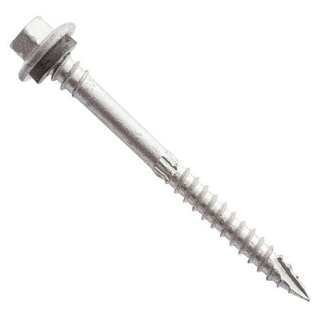 SCREW, T17 12G x 65mm HI-GRIP HEX HEAD WITH SEAL CL4 [1000]