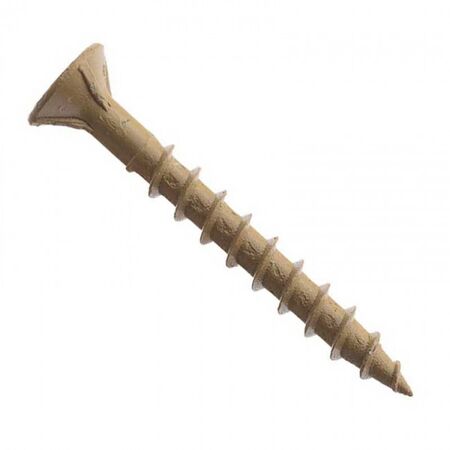 SCREW, TREATED PINE 8G x 35mm CSK/RIB HD CLIMCOAT CL3 [1000]
