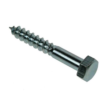 COACH SCREW, ZP 10mm x 65mm (3/8 x 2-1/2), REPELEC (100)