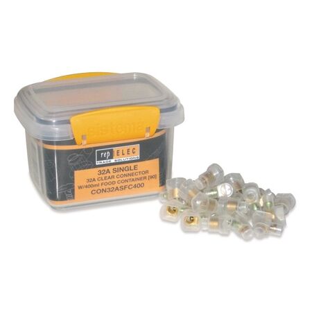 32A CLEAR CONNECTOR, SINGLE W/400ml FOOD CONTAINER [90]