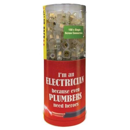 32A CLEAR CONNECTOR, SINGLE C/W STUBBY HOLDER [150] (12)