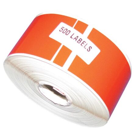LABEL FOR ITEST AND Z2824 PRINTER, [500] ROLL RED