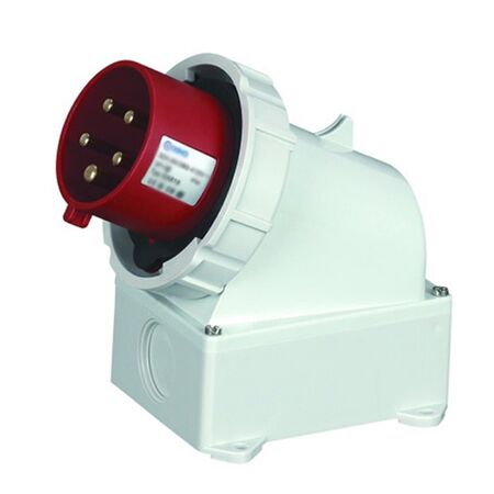 PLUG,APPLIANCE INLET,SURF MNT 5P, 400V, 32A, IP67, 6H,IEC309