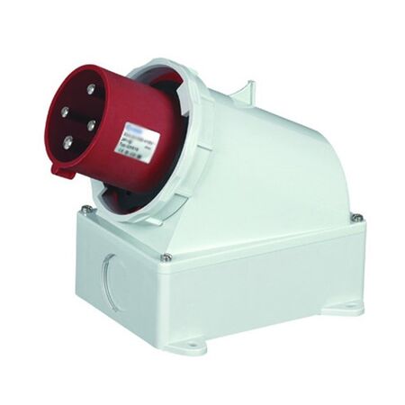 PLUG,APPLIANCE INLET,SURF MNT 4P, 400V, 63A, IP67, 6H,IEC309