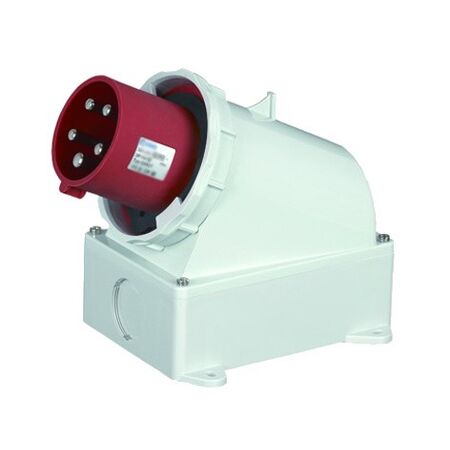 PLUG,APPLIANCE INLET,SURF MNT 5P, 400V, 63A, IP67, 6H,IEC309