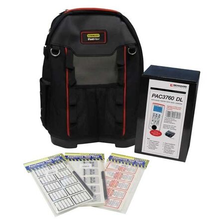 TEST AND TAG BACKPACK KIT INCLUDES ASSORTED TEST TAGS