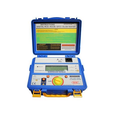 DIGITAL RCD TESTER 3-500mA CUR