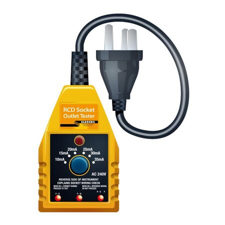 RCD POLARITY & SOCKET OUTLET TESTER