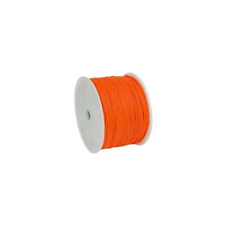 PULL THROUGH ROPE, BRAIDED ORANGE, 3mm x 1000m
