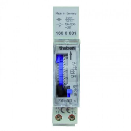 TIME SWITCH, ANALOGUE 240VAC 1CH, 1 MOD DIN, W/OUT POWER
