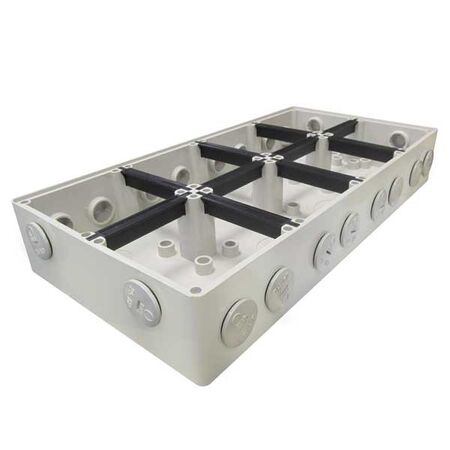 MOUNTING BASE, 8 GANG IP66 SERIES