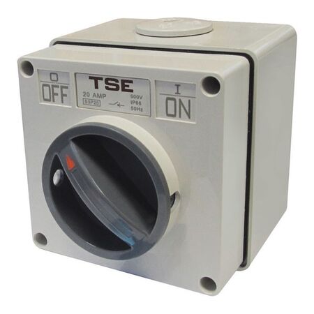SWITCH, 3 POLE 20A IP66 SERIES