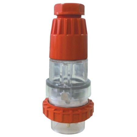 EXTENSION PLUG, STRAIGHT 3 PIN 10A , FLAT, IP66 SERIES