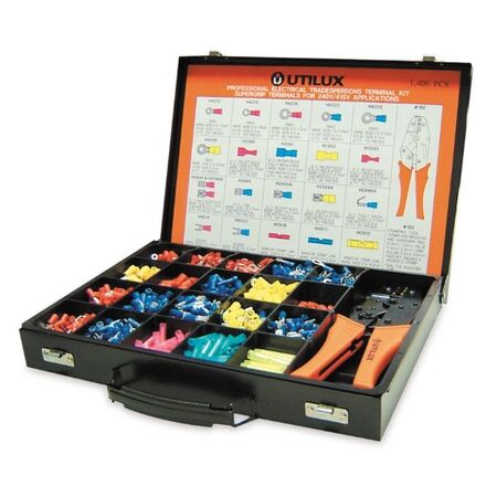 PROMO KIT ASSORTED TERMS C/W UTI#102 RATCHET CRIMPER