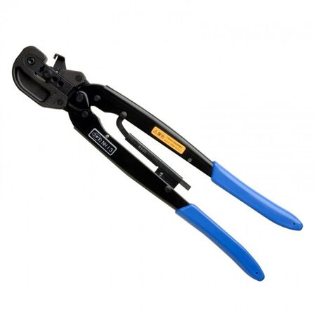 TOOL RATCHET CRIMPER C/W LOCATOR YELLOW TERMINALS