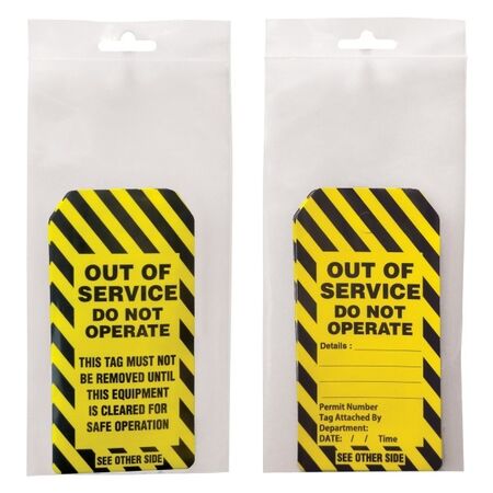 TAG,OUT OF SERVICE [5]