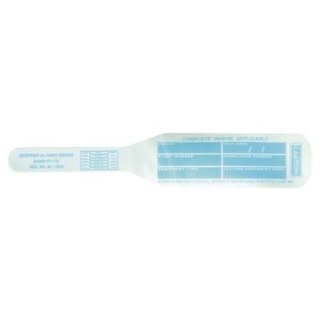 NSW T/TAGS, BAT STYLE WHITE (MAY & DEC) [100]