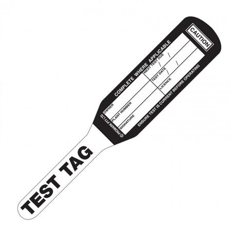 NSW T/TAGS, BAT STYLE BLACK (YEARLY) [100]