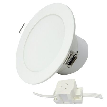 TRADESAVE 10W 4000K DOWNLIGHT + SELF TERMINATING PLUG BASE