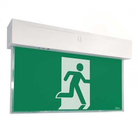 EXIT LIGHT, LED, SURFACE BLADE 3W, 240V